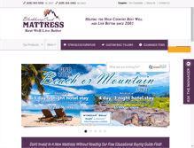 Tablet Screenshot of blackberrycreekmattress.com